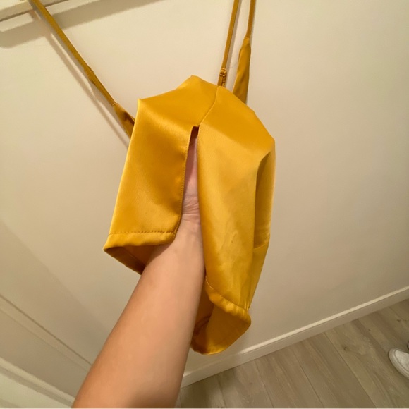 Asos yellow satin dress - Picture 6 of 6